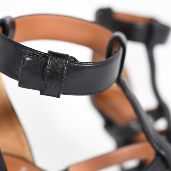 Givenchy Black Leather Kali Strappy Sandals, Size 37 - Picture 13 of 15